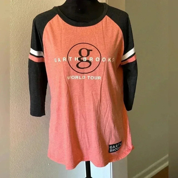 Garth Brooks Official Merchandise Womens Baseball Style T-Shirt - Picture 1 of 6